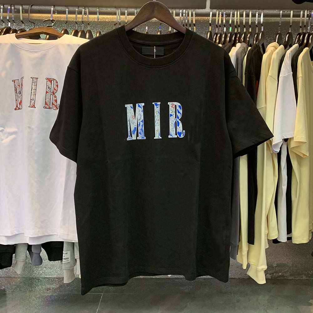 Brief Bandana gedruckt Herren Designer T-Shirt Sommer T-Shirts T-Shirts Hip Hop Männer Frauen schwarz weiß Kurzarm T-Shirts Größe S-XL