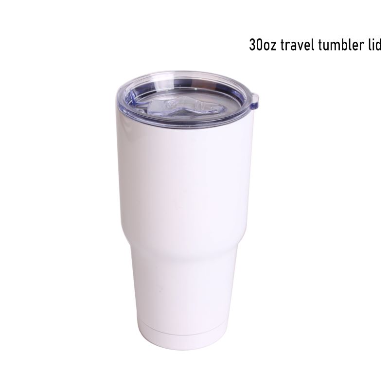 Blank sublimation gobelers couvercle de remplacement 12 oz 20oz 30 oz tasse d'aspirateur ￠ bi￨re tasse ￠ l'￩preuve et au couvercle ￩tanche ￠ l'￩preuve des d￩versements r￩utilisable
