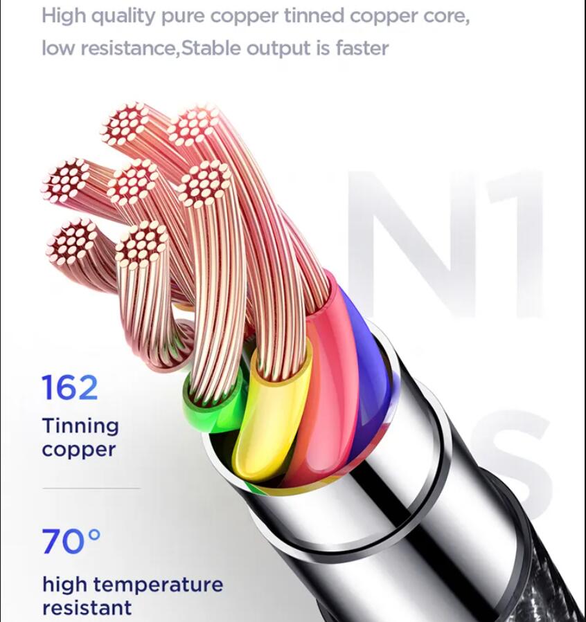 Joyroom Type-c micro usb 3A Fast Charging Data Cable For Mobile Phones New Usb Cable Manufacturer