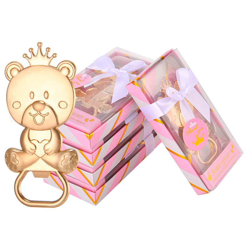 3 Couleurs Petit Ours Décapsuleur Party Favors Baby Shower Enfants Party Favors Événement Anniversaire Souvenirs Anniversaire Cadeaux