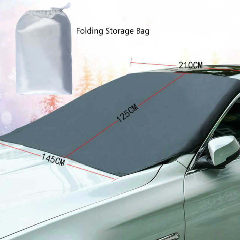 Four Seasons Automobile Magnetic Sunshade Capa Carro Windshield Sun Shade Protector Protetor Capa de carro frontal Tampa do pára -brisa dianteiro