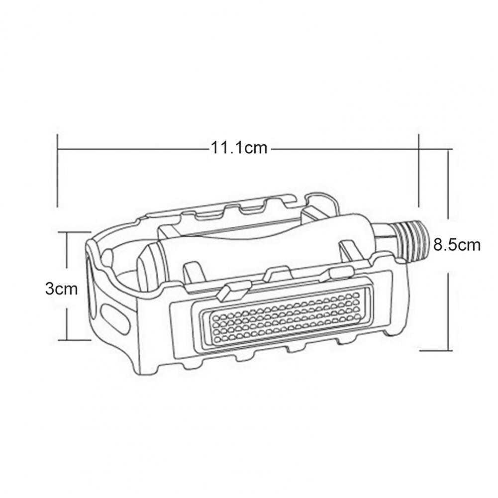 Pédales de vélo e de pédales de vélo de route antirouille grande Surface fournitures de vélo pédales de vélo en alliage d'aluminium pour la plupart des vélos 0208