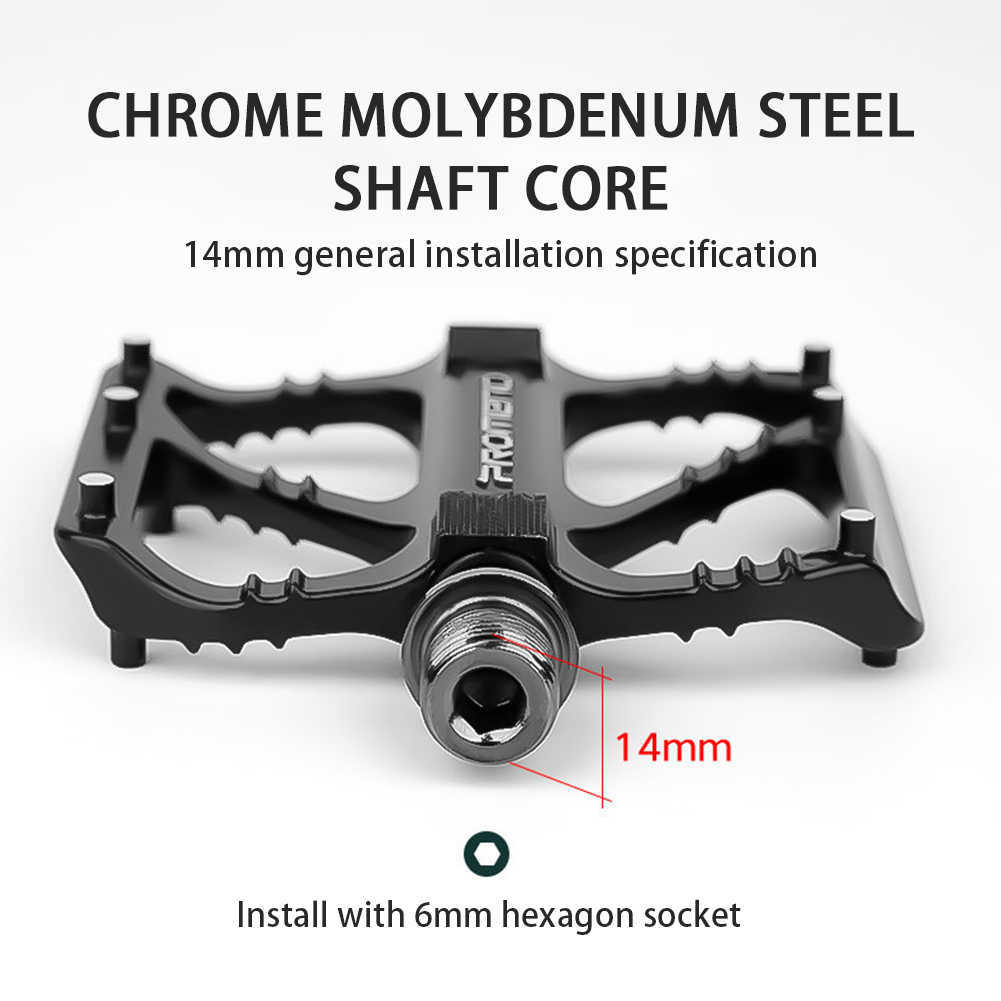 Bike Pedals PROMEND Bicycle Perrin Pedals Road Bike Aluminum Bearing Pedals Non-Slip Quick Release Anti-slip Pedals Bike Accessories 0208