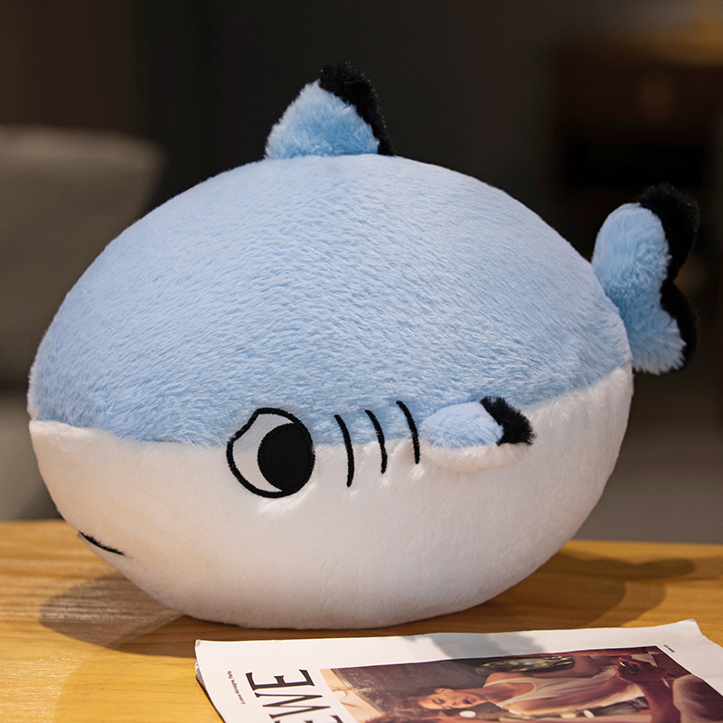 Joli jouet en peluche requin de dessin animé, animaux en peluche Kawaii, coussin d'oreiller, jouets animaux Kawaii pour filles/amoureux de la saint-valentin