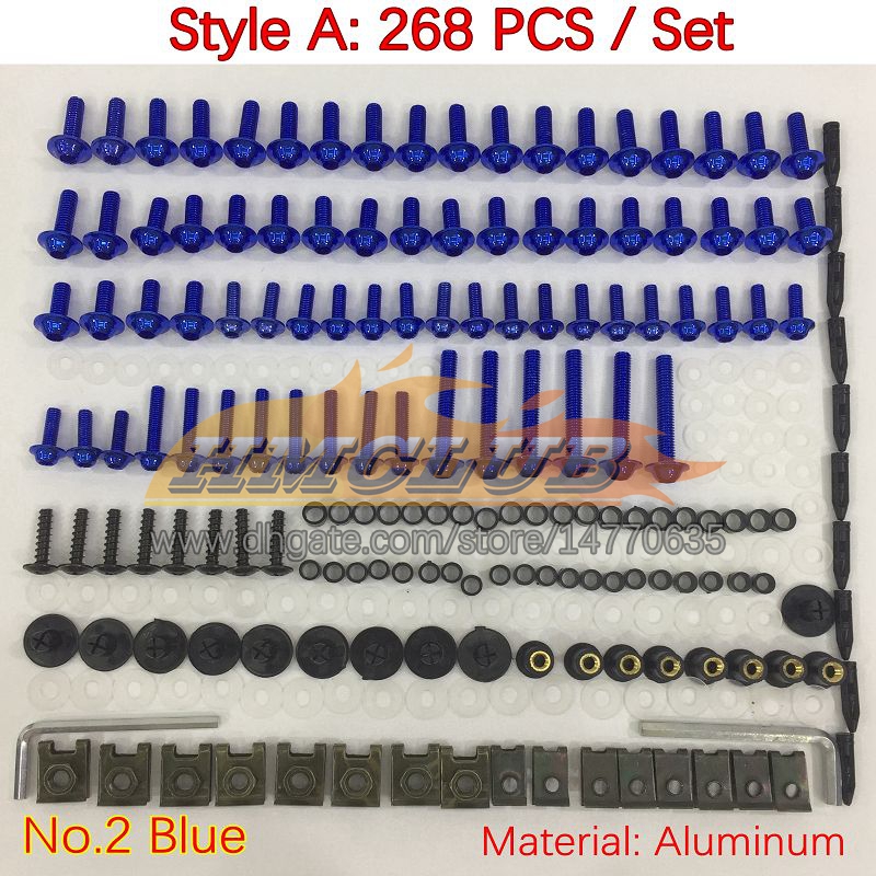 完全なMoto Body Full Screws Kit for Kawasaki Ninja ZX-6R ZX 6R 6 R ZX6R 94 95 96 97 1994 1995 1996 1997 1997 1997