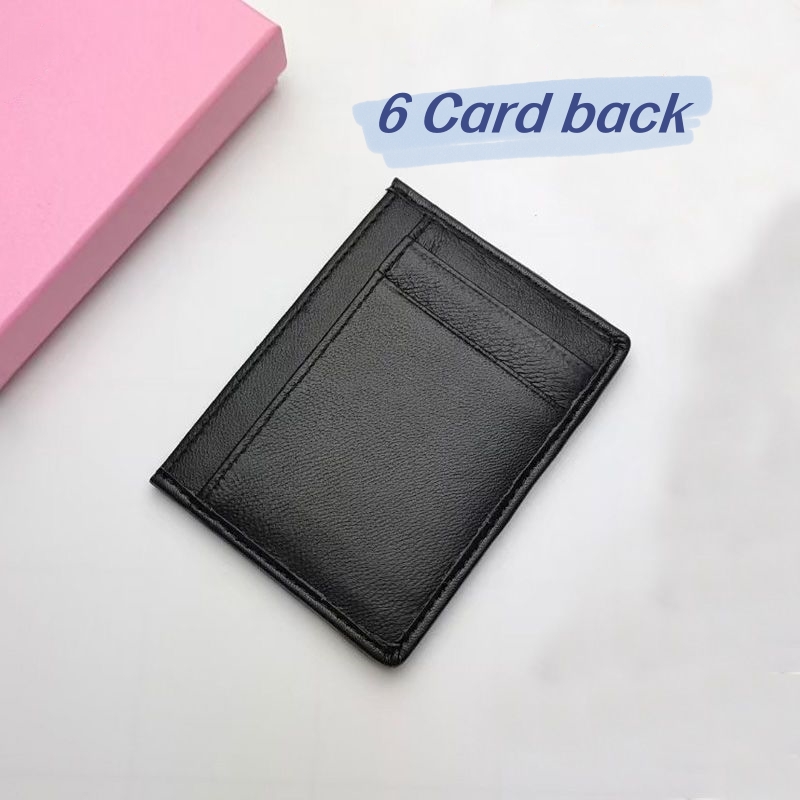 Ny 2024 High End Luxury Mini Card Clip Classic Womens Designer Wallet Fashionable Thin Love Goat Skin Thin Sheet Double Sided Card Holder Womens Small Card Bag