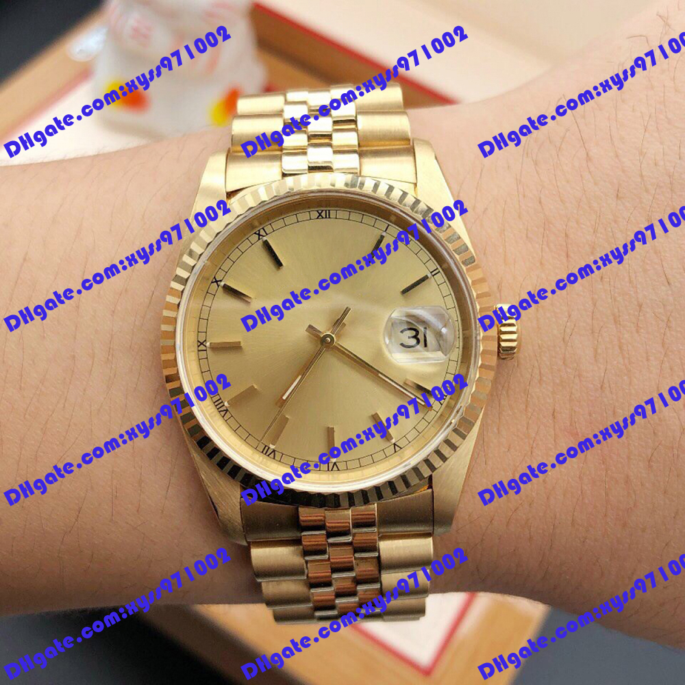 20 Model Asia 2813 Automatyczny zegarek 116238 Zegarek męski 36 mm Flower Dial Silver Diamond Watch Watch Watch Watch Watch Stainles259s