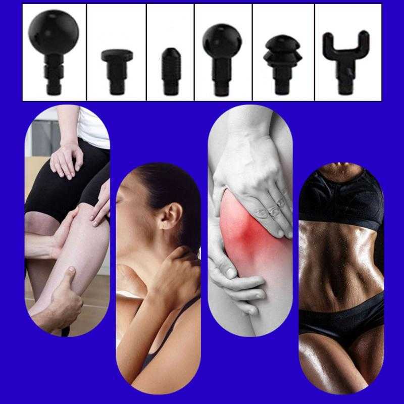 Fascia Plug Fitness Health Care Full Body Gun Head Muscle Relaxation Scientific Massager Tool 0209