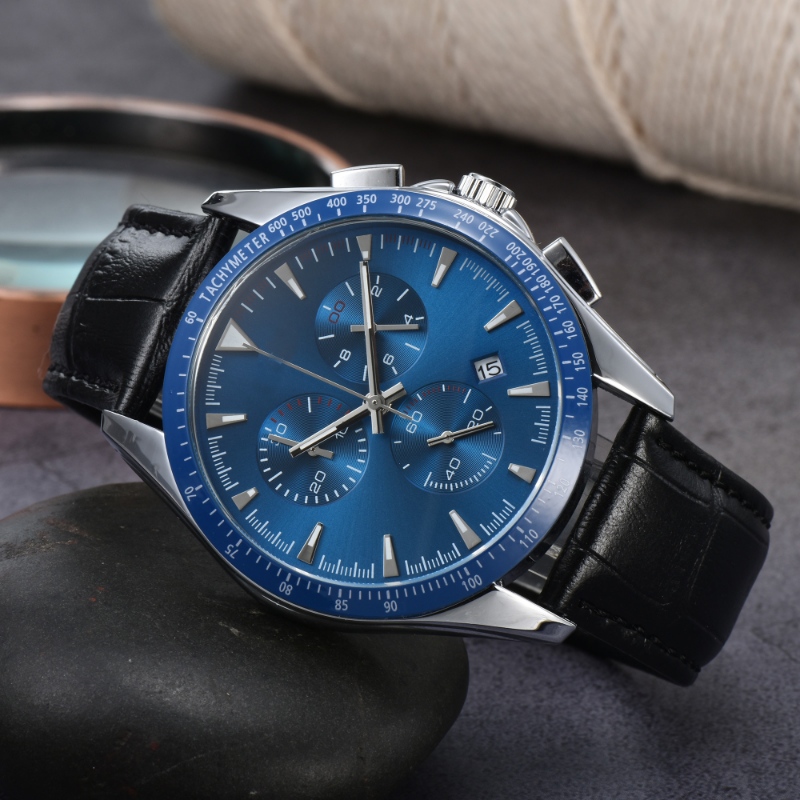 Radoow Watches for Men 2022 New Mens 시계 모든 다이얼 작업 쿼츠 시계 고품질 최고 럭셔리 브랜드 크로노 그래프 시계 스테인리스 202t