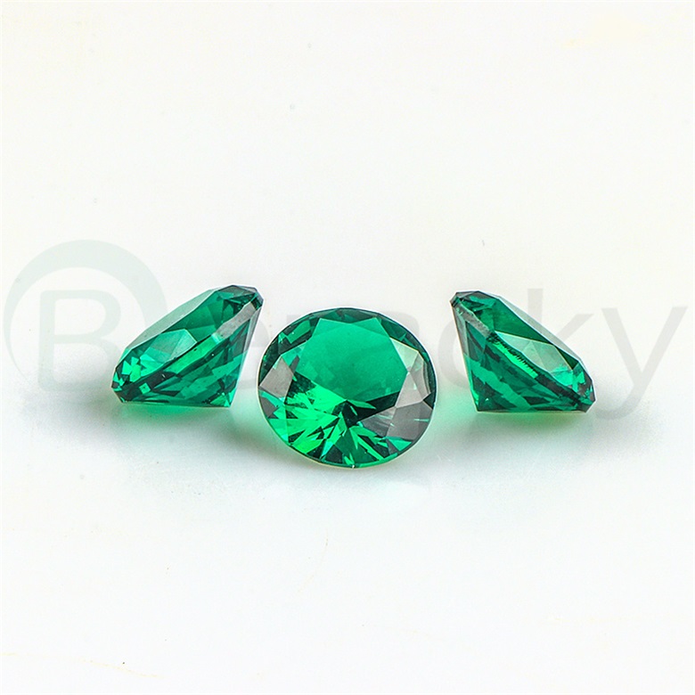 Green Emerald Smoke Shaped Diamond 6mm 10mm Insert For Quartz Banger Nail Terp sluerper Bangers Glass Pipes