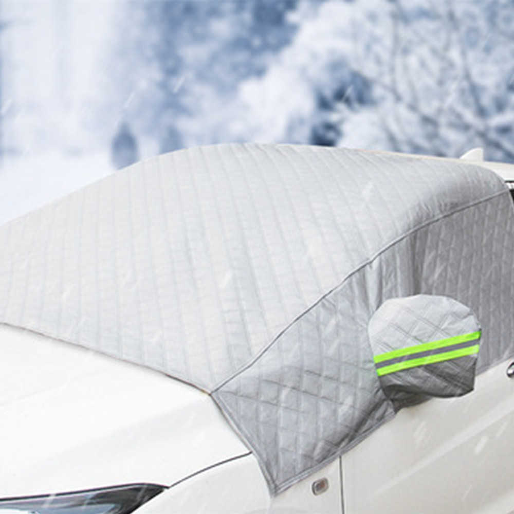 Bilstyling Sunshade Snow Ice Shiled Car Windshield Snow Sun Shade Waterproof Protector Cover Car Front Windcreen Cover