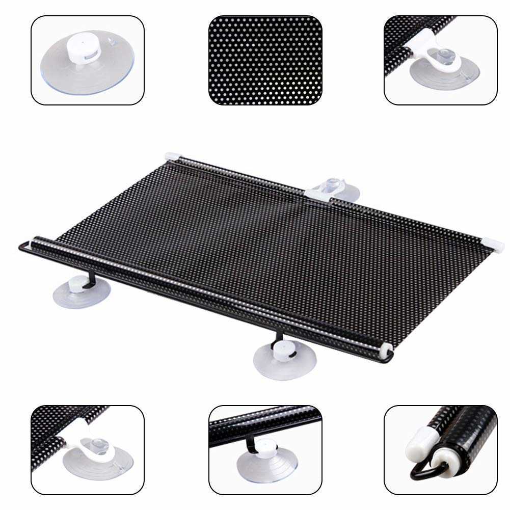 Universal Roller Car Sunshade Raam Zon Schaduw Scherm Cover Blind Beschermer opvouwbaar Home Glass Gordijn Zon Visor Filmblad