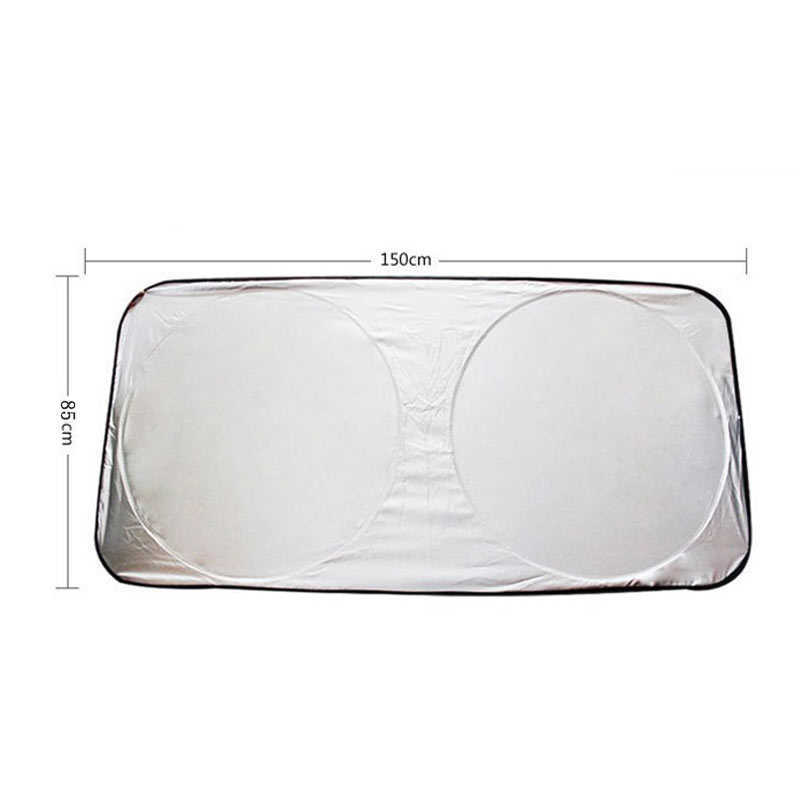 auto voorruiten zon schaduw voorraam vizier cover zonneschade zilverfolie anti uv reflector voor auto -accessoires