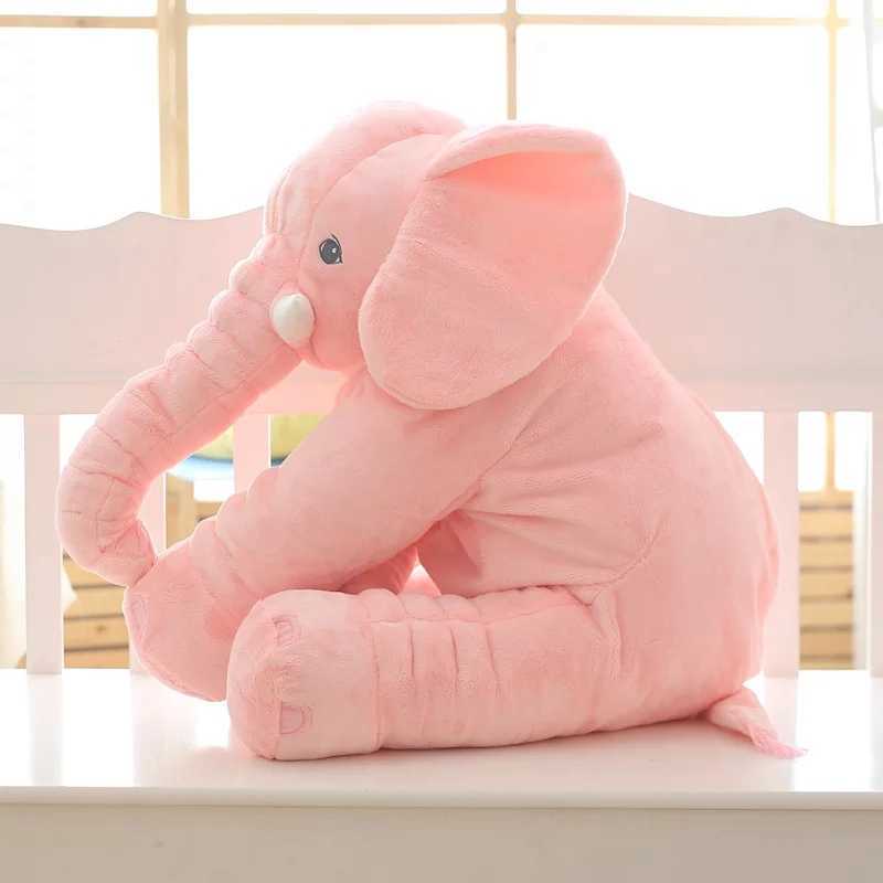 Fyllda plyschdjur Big size 60cm Spädbarn mjuk lugna elefant lekkamrat lugna doll baby leksaker