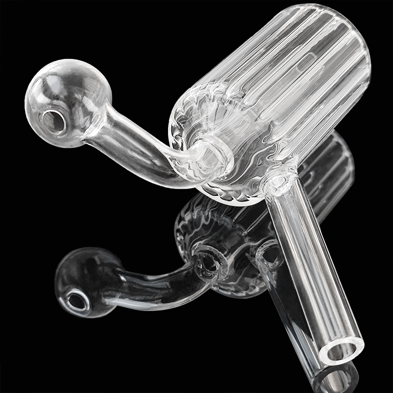 Oljebrännare bubbler rökande glasrör vatten bong dab rigg rör tjock glas stor boll tobak skål röd blå grön lila glasvaror söta vattenpipa shisha set bongs