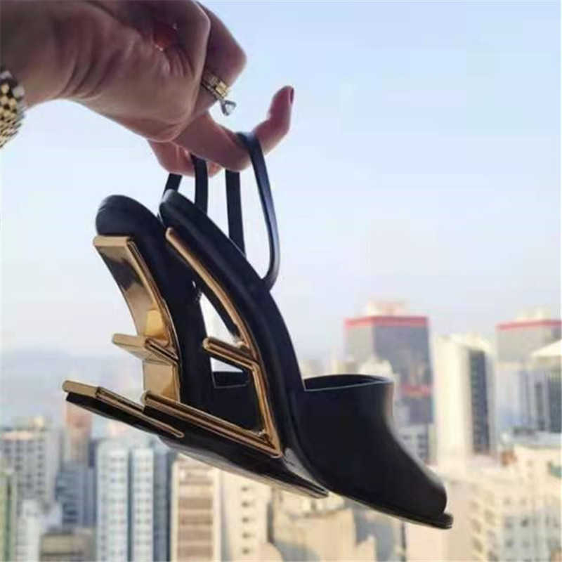 Sandals Letter Strange Heel Women Slippers Sexy Peep Toe Slingbacks Gladiator Sandals Women Pumps Summer Mules High Heel Dress Shoes T230208