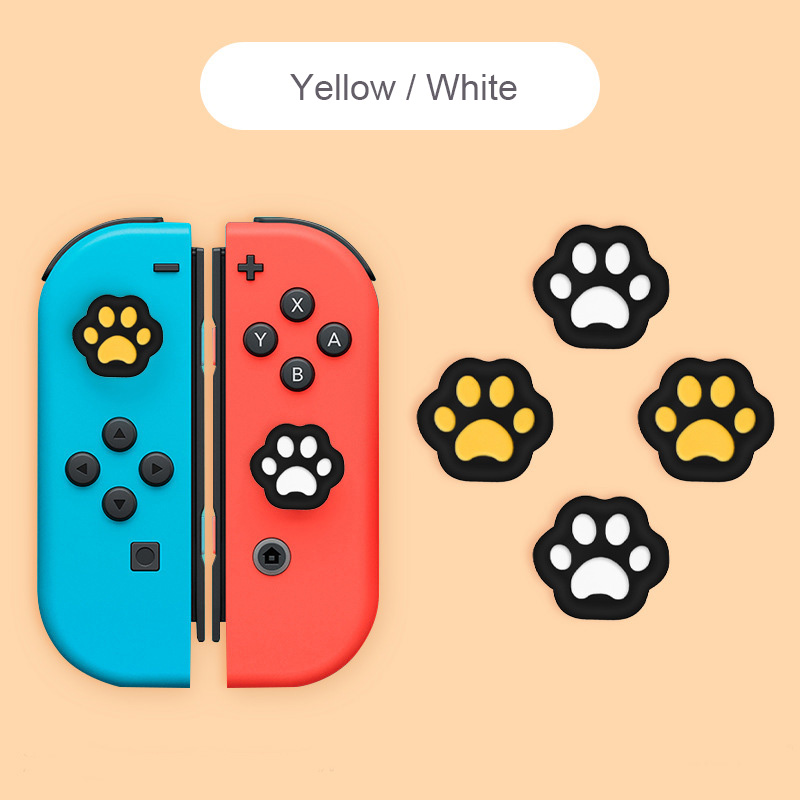 Novelty Cute Silicone Analog Thumb Grip Stick Cover Grips for Switch Lite Oled Controller Joystick Cap Caps FEDEX DHL UPS FREE SHIP