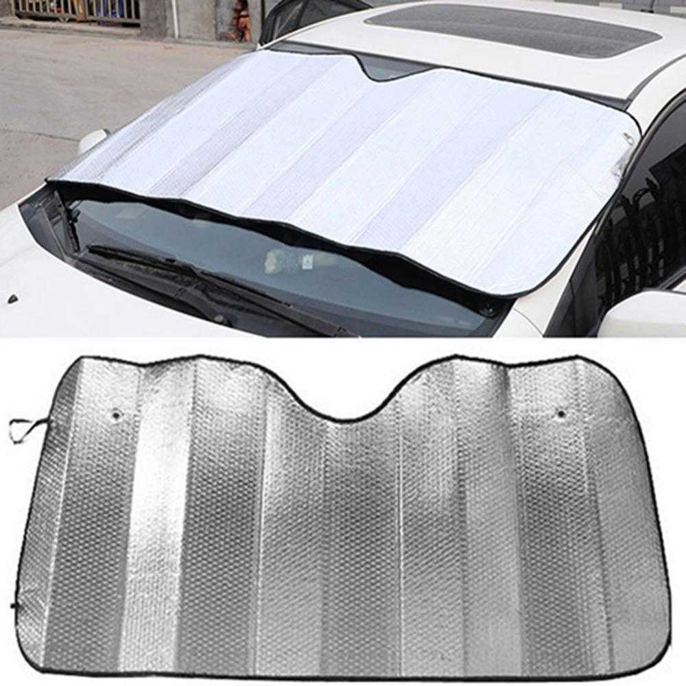 Bil Sunshades UV Protection Curtain Car Sun Shade Film Windshield Visor Front Windshield Sunshade Cover Sun Shade UV Protection