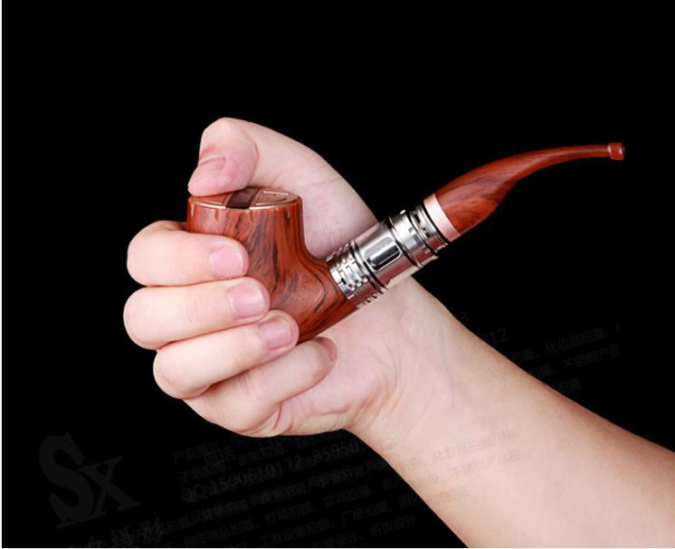F30 epipe Special Design big vapor E-pipe kit e sigaretta all'interno di confezione regalo Luxury Wood vapor pipe