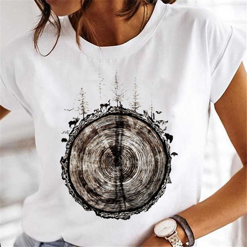 Women's T-Shirt Women Dandelion T-shirts Fashion Clothing Cartoon Clothes Watercolor 90s Short Sleeve Spring Summer Female Tee Graphic Tshirt Y2302