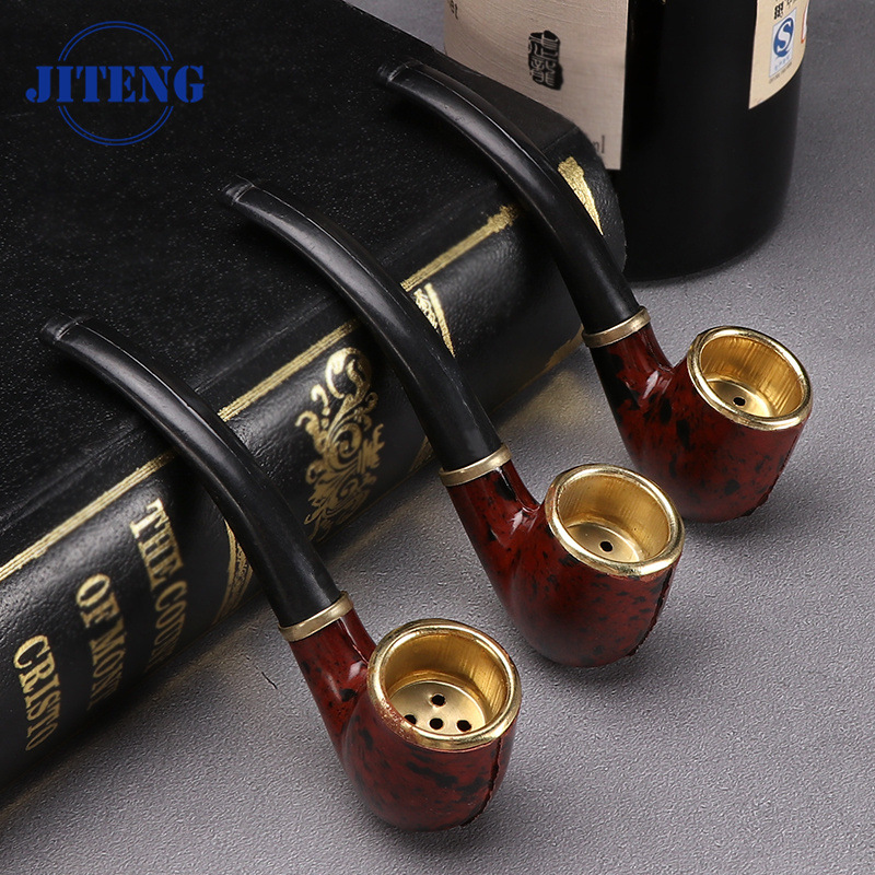 Glass Smoking Pipe Resin boss small pipe portable bakelite pipe