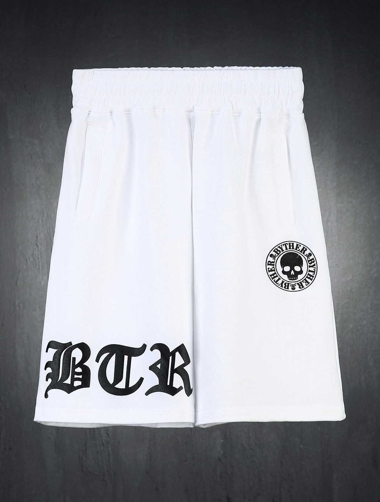 Männer Shorts Sommer Neue männer Shorts schädel Druck Design Casual männer Shorts baumwolle hip hop Mode Streetwear mann SweatShorts männliche Kleidung T230209