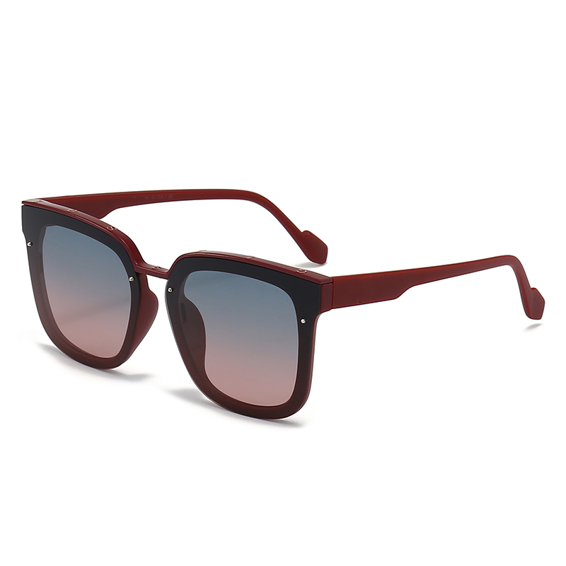 Sonnenbrillen für Herren Slim Sonnenbrille Square Trendy Damen Sonnenschutz Vielseitig Fremdtemperament Polarisiert UV Proof Starkes Licht Ultra Light Brille 2023