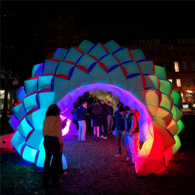 Tentes gonflables lumineuses d'art de ballon gonflables de tente pour la décoration de publicité