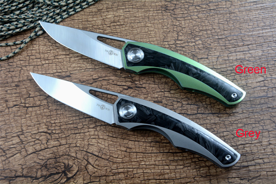 2 Plaquettes (balances) En Titane Pour Couteau Pliant 91 Mm - Pièces De Rechange, Neuf
