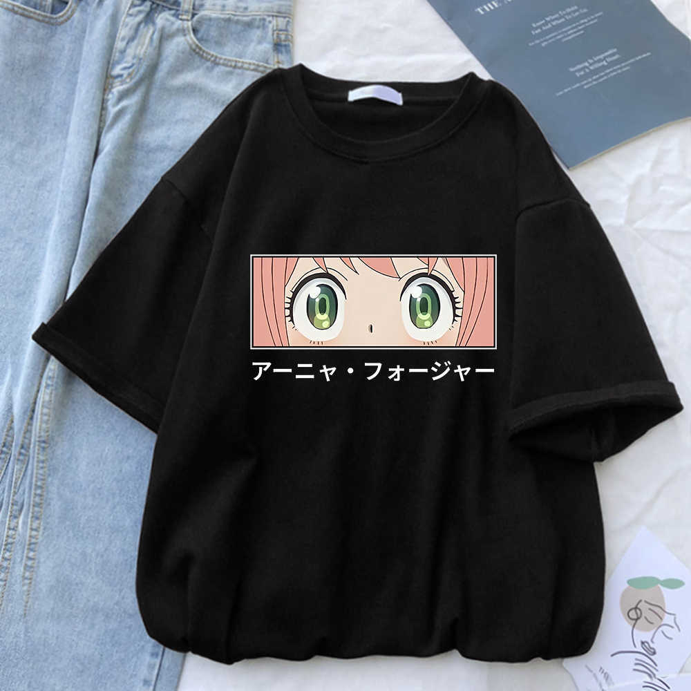 T-shirt Femme Spy X Family Forger Art Anime Femmes T-shirt Respirant Street Casual Harajuku Tee Tops Été Manches courtes Y2302