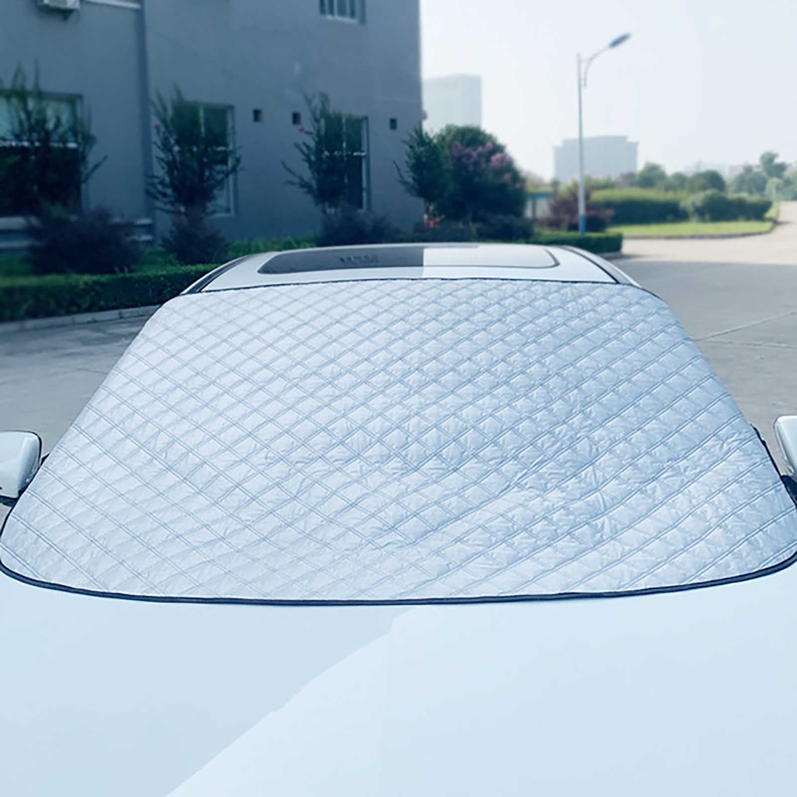 High Quality Four Seasons Car Magnetic Sunshade Cover Auto Windshield Sunshade Cover Sun Reflective Shade Windscreen Cover