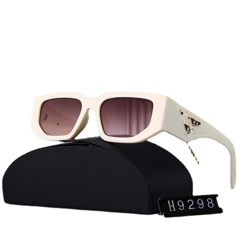 2023 Nya kvinnor Rektangel vintage solglasögon Brand Designer Retro Points Sun Glasses Female Lady Eyeglass Cat Eye Driver Goggles191f