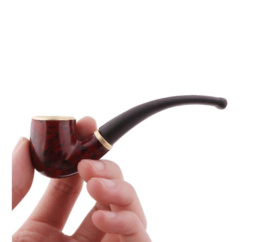 Smoking Pipe Résine patron petit tuyau pratique novice en bakélite portable