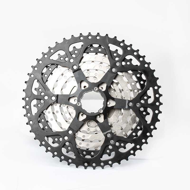 Cadeias de bicicleta Solshine 10 Speed ​​Cassette KMC X10 Conjunto de corrente 11-32T/36T/40T/42T/46T/50T 10V MTB Bicycle Free With Chain 0210