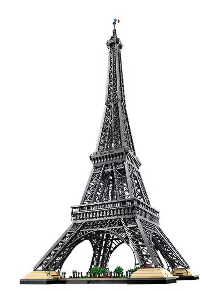 Blocks Creatoring Expert 10307 Eiffel Tower Paris Architecture Najwyższy model zestawu budynków Blocks Cegły Zabawki dla dorosłych Dzieci 75313