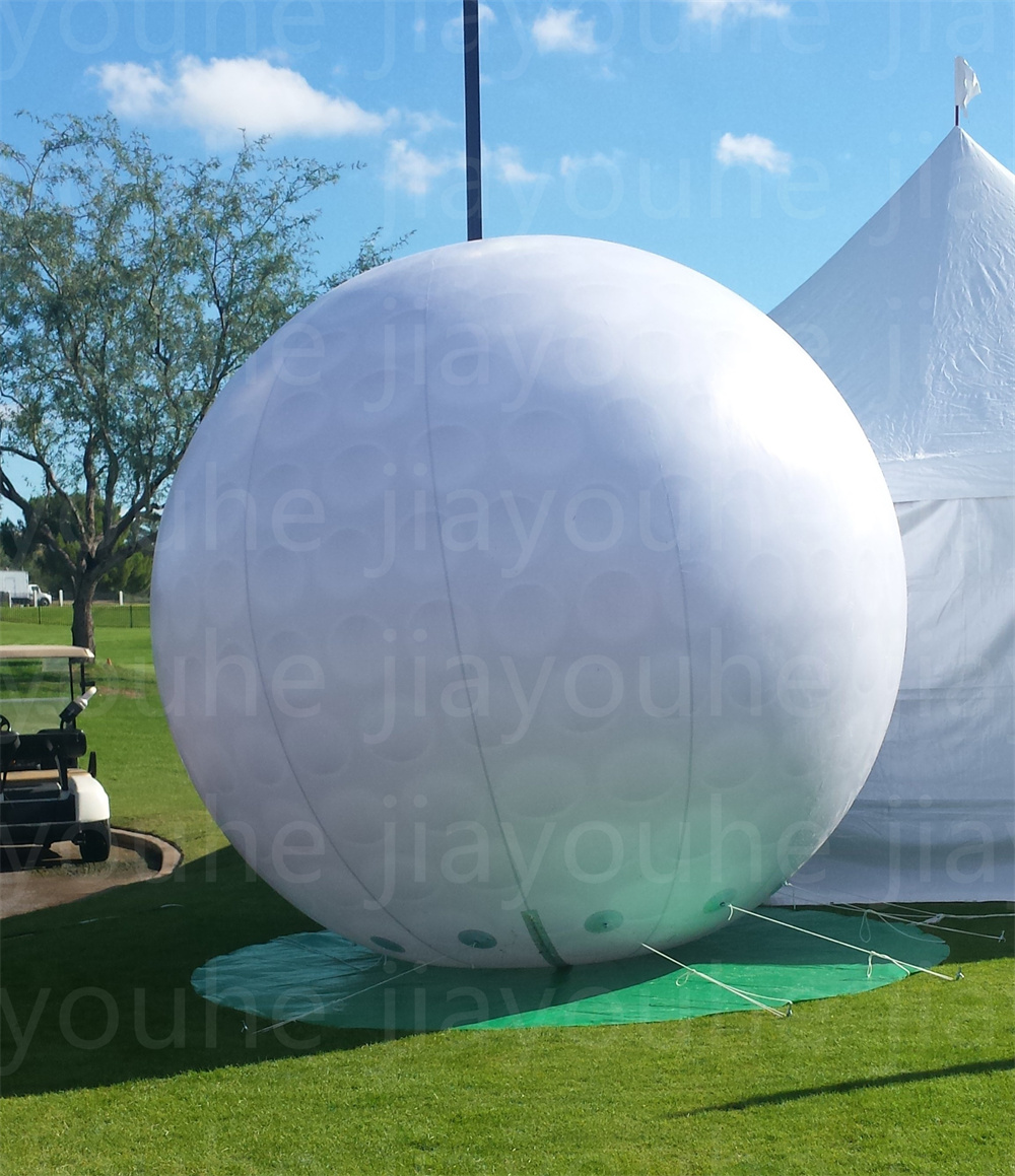 Customized air inflation inflatable golf ball Bespoke big golf balls for outdoor