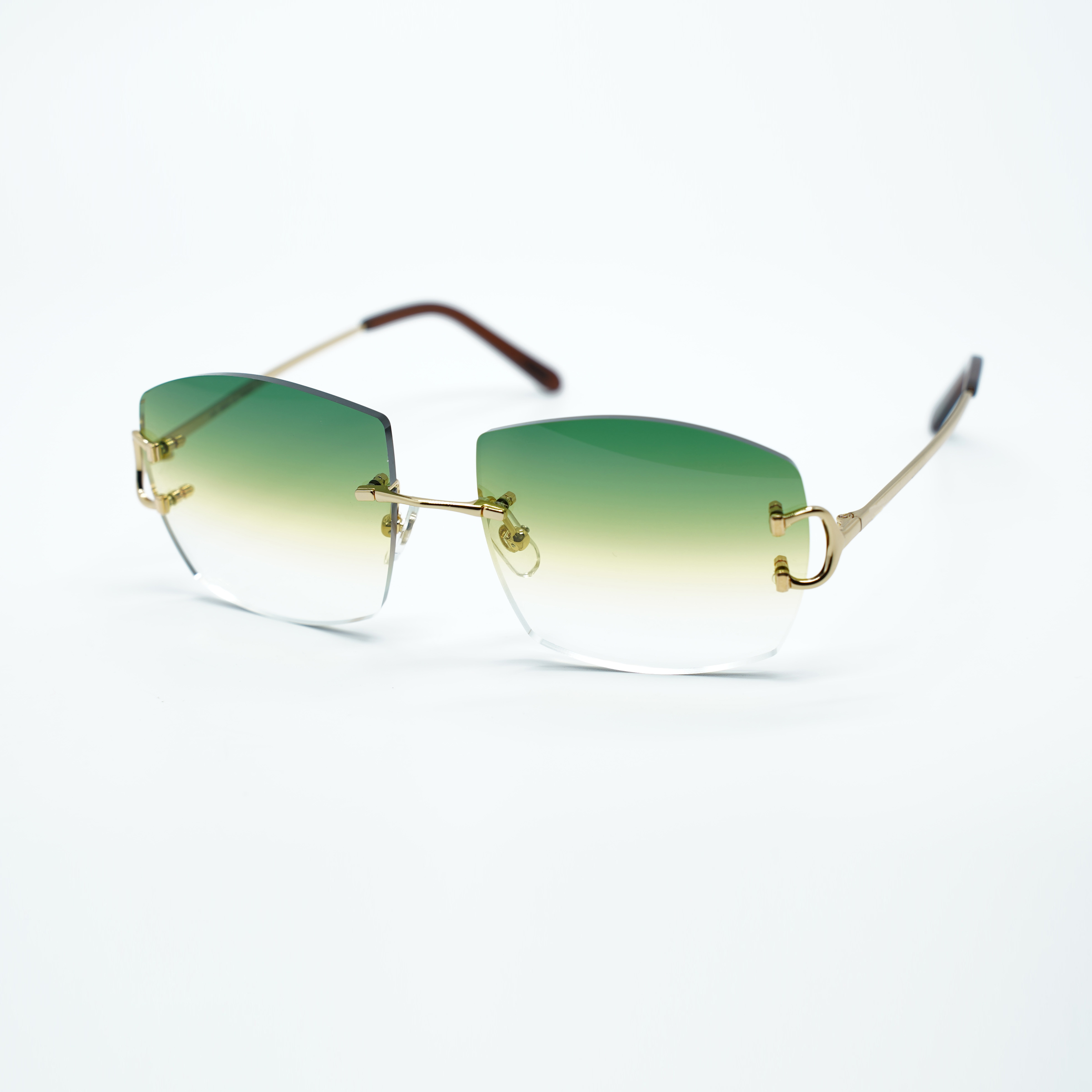 Sonnenbrille aus Metallkrallendraht A4189706 mit 60-mm-Glas und 3,0 mm Dicke3178