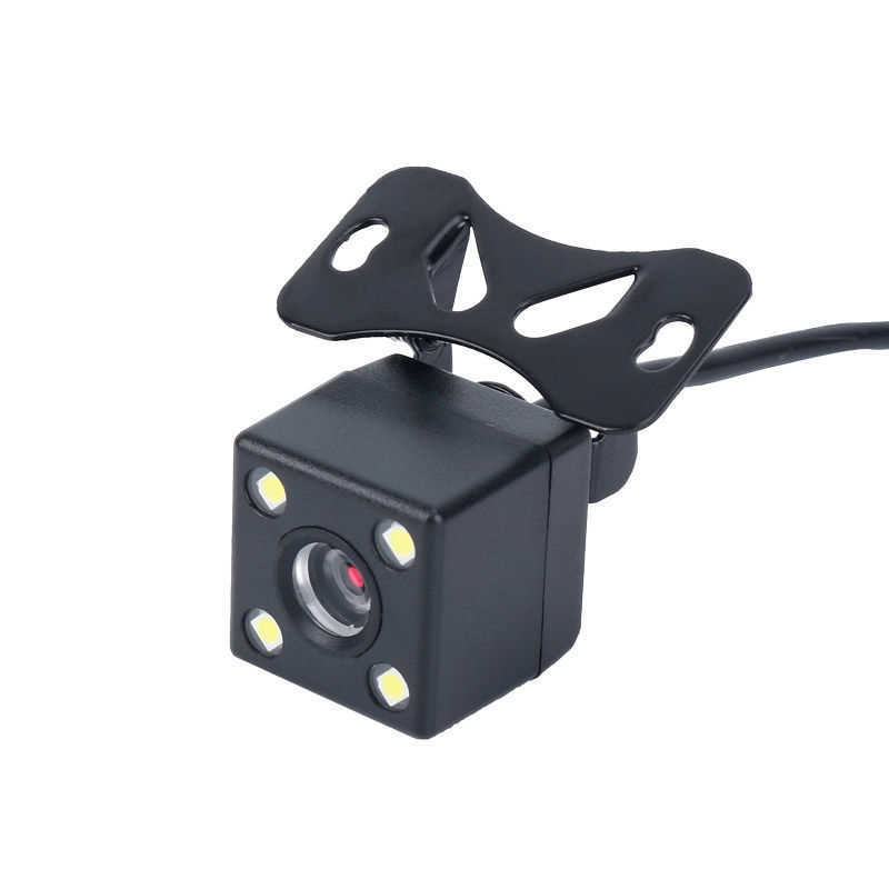 Ny vidvinkel HD -bil bakre kamera bakre vy Video Fordonskamera backup Omvänd kamera 12 LED Night Vision Parkeringskamera