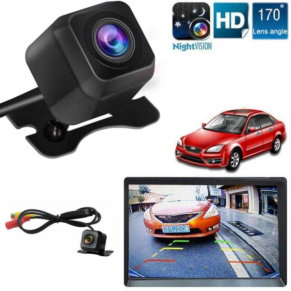 New Car Rear View Camera Universal HD Night Vision Backup Parking Reverse Camera Waterproof IP68 170 Wide Angle HD Color Image