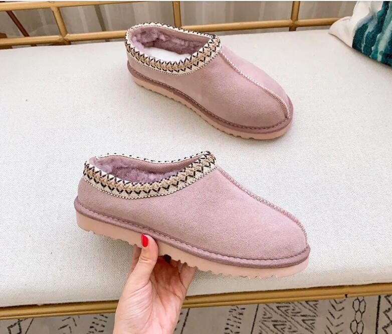 Kids Boy girl children tasman slippers boots Sheepskin Plush fur keep warm boots with card dustbag Ankle Soft comfortable Casual shoes Beautiful gifts