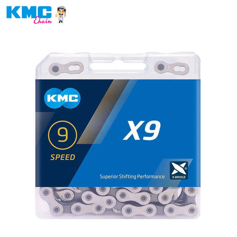 KMC 9 Speed ​​x9 Z9 MTB rower S łańcuch górski przycisk Magic Magic Button dla Shimano Rower Part 0210