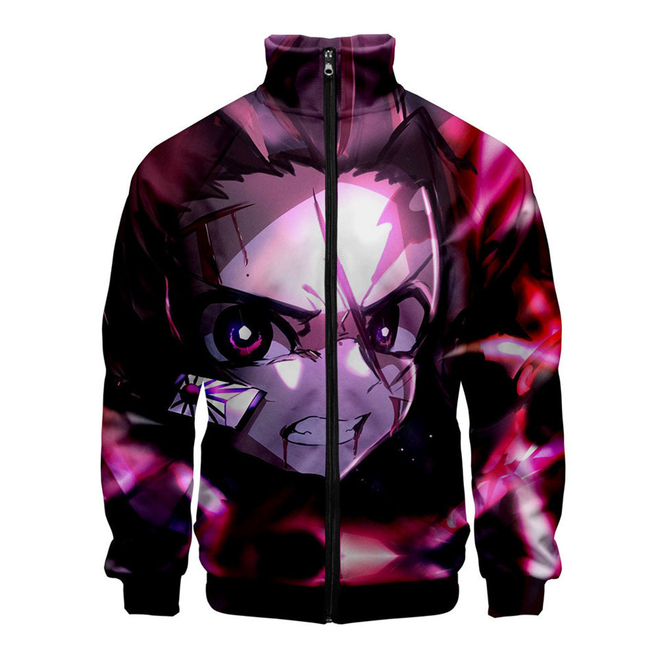 Men's Hoodies Sweatshirts Coats Japan Anime Kimetsu no Yaiba hoodie Kamado Tanjirou Kamado Nezuko Sabito Iguro Obanai cosplay men Jacket Sweatshirts 230209