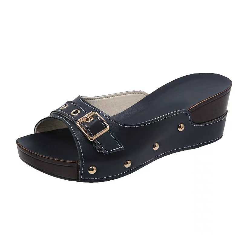 Sandaler Kvinnor Sandaler 2022 Fashion Wedges Shoes for Women Tisters Summer Shoes With Heels Sandals Flip Flops Women Beach Casual Shoes T230208
