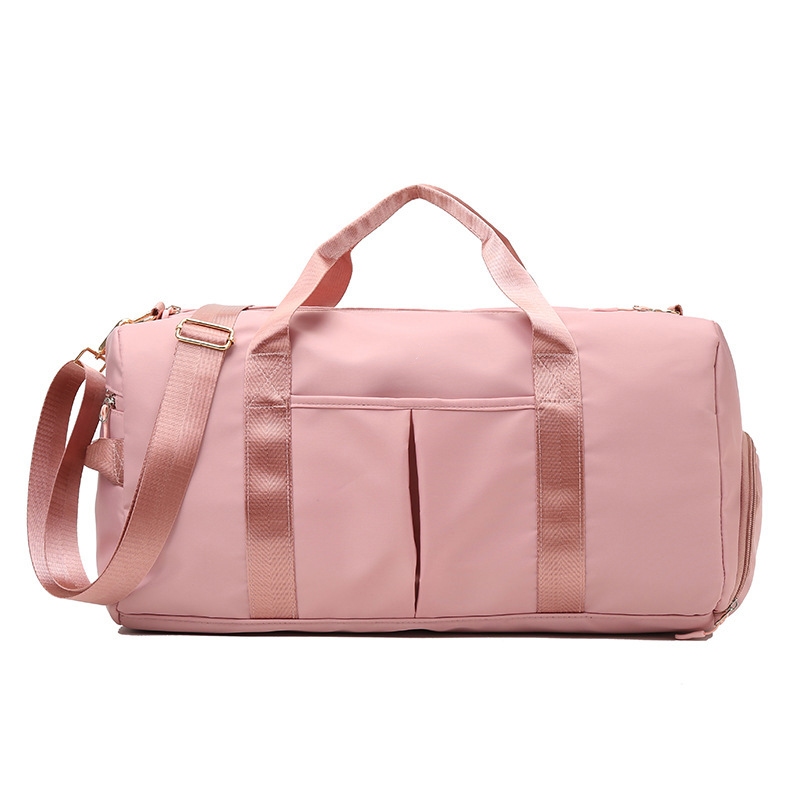Mujeres Pink Crossbody Bags Llulu Wunderlust Bag Large Duffle 40L Repelente de agua Nylon Yoga Sports Fitness Bols