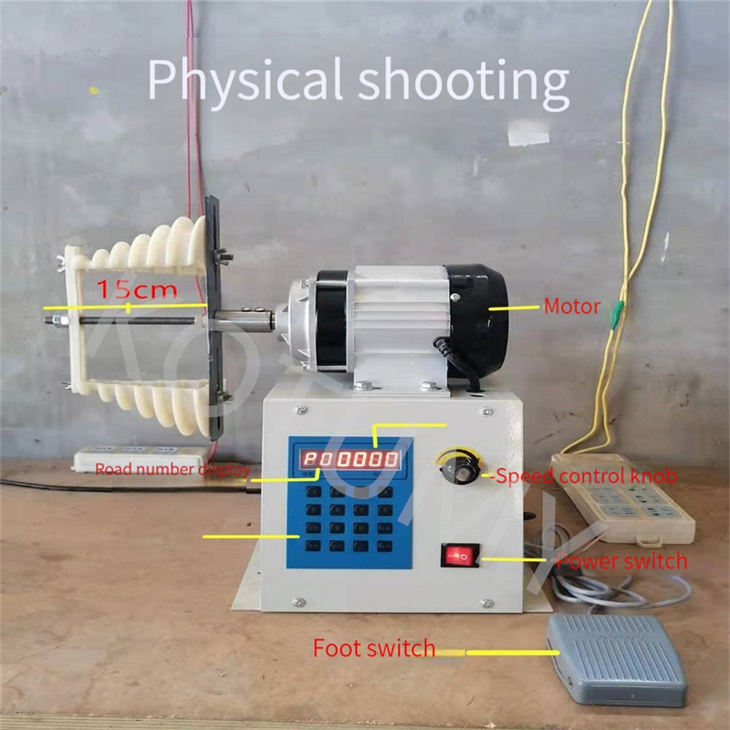 Elektrische CNC wikkelmachine Hoog koppelwikkelmachine met Chuck verstelbare snelheid automatisch wikkeling gereedschap