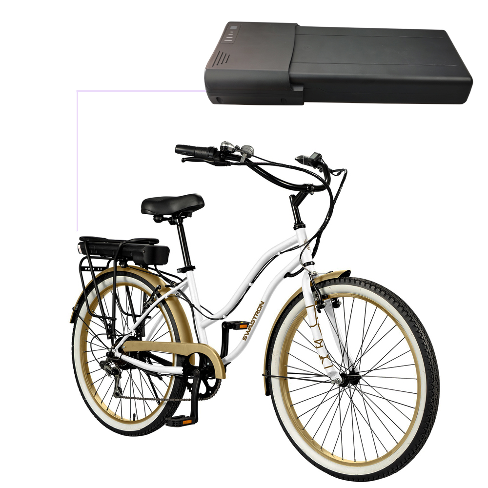 Envío gratis EcoBike Rack trasero Batería Ebike 24V 36V 12.8AH 14AH 17.5AH para bicicleta eléctrica con cargador 250W 350W 500W