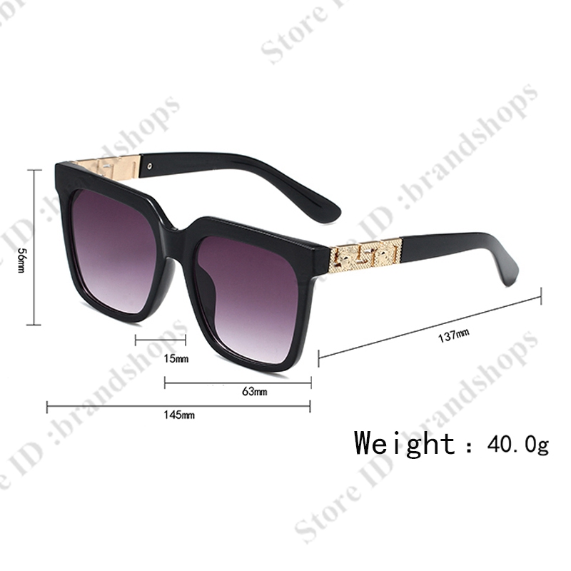 New Balck Occhiali da sole Metal Sign Frame Brand Luxury Designe Cat Eye Occhiali da sole donna Occhiali da sole Oversize Occhiali da sole raggi ombrosi occhiali da sole UV400