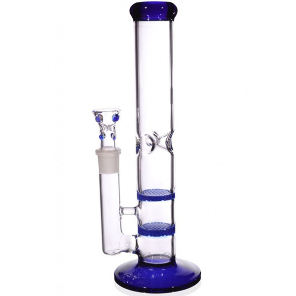 Narghilè alti pettine Bong Percolatore Bong in vetro Tubi l'acqua Heady Dab Rigs Pipa fumare Giunto da 14 mm