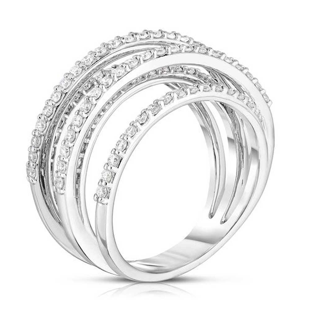 Солитарное кольцо кольцо Huitan Fashion Cross Cross Cubic Finger для женщин универсальный дизайн Женская вечеринка ежедневная одежда 2022 Современные ювелирные изделия Y2302 Y2302
