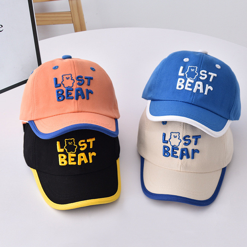 Children Baseball Hat Cotton Luxury Letter Baseball Cap Bady Boys Girls Fashion Couple Peak Hats Unisex SunHats Adjustable Caps 3D Embroidery Snapbacks